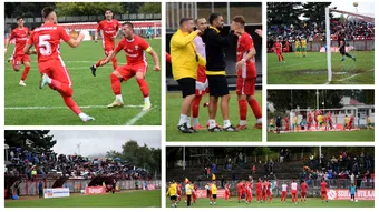 Primul meci cu adevărat acasă și fără antrenorul Costin Lazăr a fost cu noroc pentru AFC Câmpulung Muscel! A câștigat derby-ul local cu CS Mioveni. ”Nu conta cine marca astăzi”