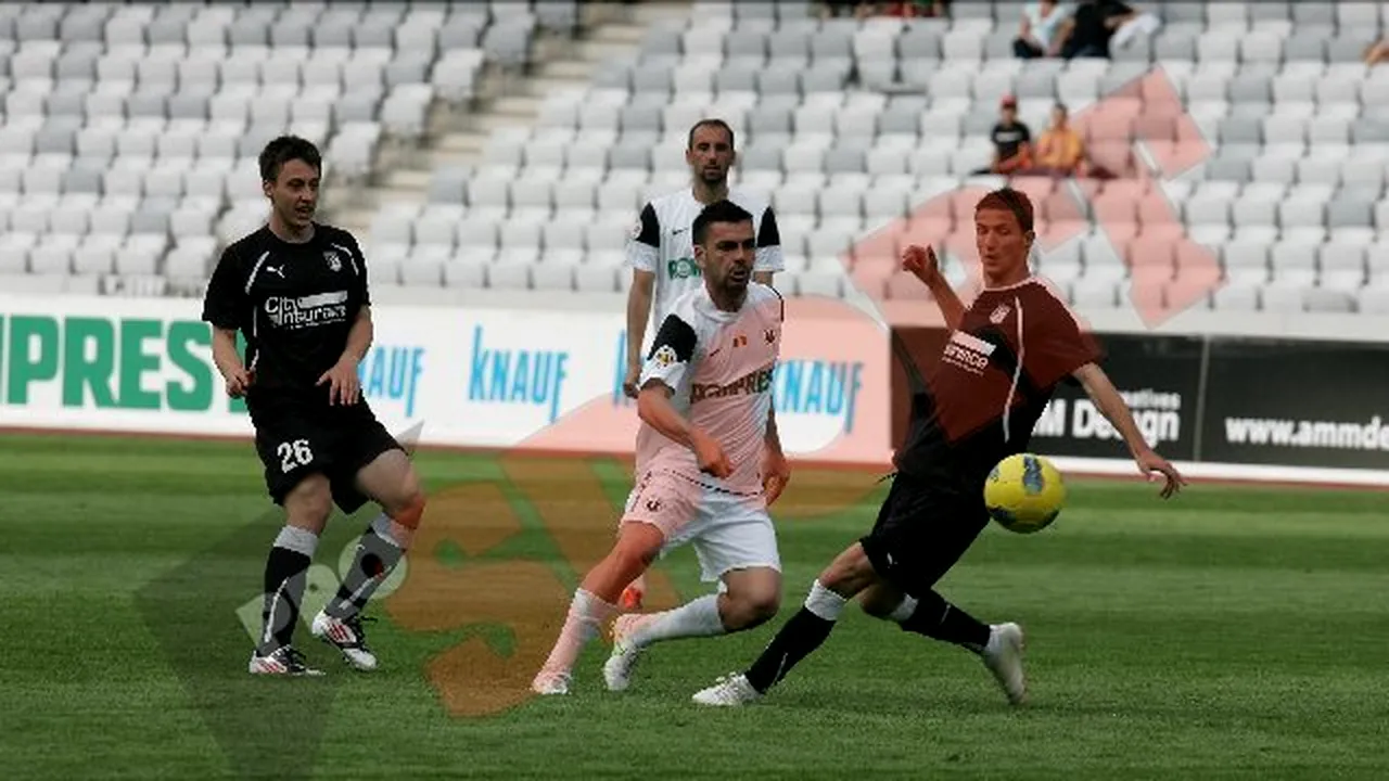 Sportul refuză să moară:** U Cluj - Sportul 1-1! Ghinga a egalat în ultimele minute