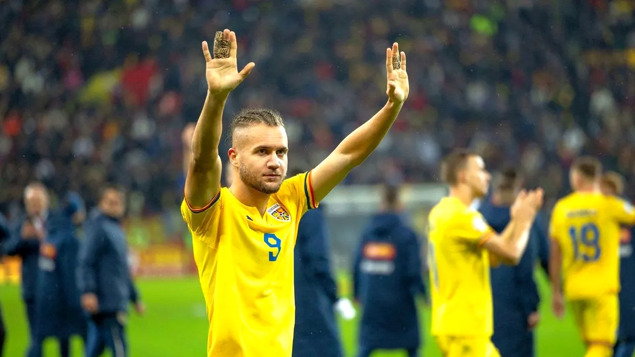 George Pușcaș a fost „fantoma naționalei” în România - Liechtenstein 0-0, cu o prestație între slabă și modestă, dar face o promisiune milioanelor de fani ai tricolorilor