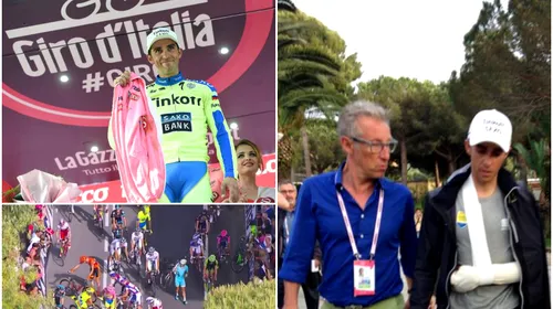 Verdict dur pentru Alberto Contador, după căzătura din Giro! El Pistolero și-a dislocat umărul și are șanse minime să continue la nivel înalt. Exemplul Tyler Hamilton: cum a terminat americanul pe 2 în Giro cu un umăr fracturat