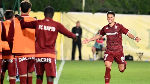 Fericirea Rapidului are chipul lui Alex Dobre! Cronică de Gabriel Berceanu la 2-0 cu FC Argeș, nou-promovată cu joc bun și Caio Martins de urmărit, în prima etapă din Superliga