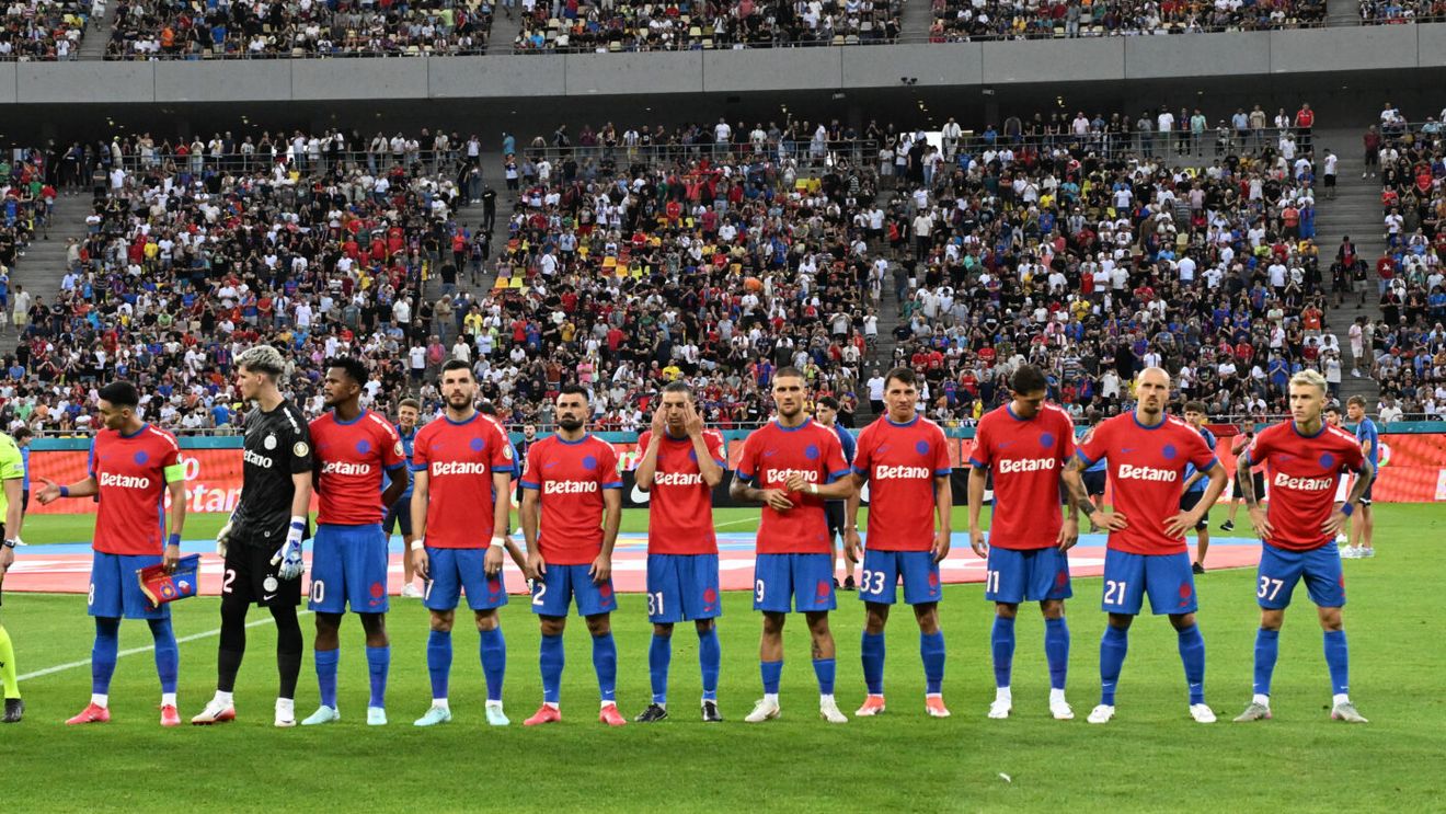 Ce s-a întâmplat pe teren, după ce FCSB a marcat golul de 1-0 cu Shkendija. Decizia surprinzătoare a vedetelor lui Gigi Becali