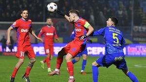Atac la arbitraj, după Unirea Slobozia - FCSB 0-2. „Dacă era invers, niciodată nu le elimina jucătorul. Nu a fost fault nici la Papeau". EXCLUSIV