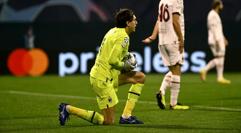 Ciprian Tătărușanu a șomat în meciul pe care AC Milan l-a câștiga cu 4-0 în Liga Campionilor! Ce notă a primit portarul român