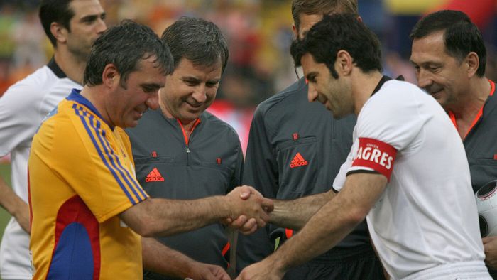 Marele Luis Figo a reacționat imediat după ce a aflat că Gică Hagi a preluat naționala României: „Cred că acela va fi obiectivul, nu?”