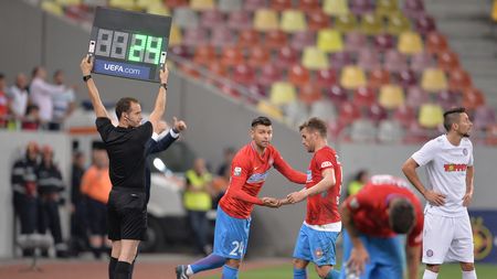 Performanța stabilită de Raul Rusescu și Junior Morais la meciul FCSB - Hajduk 2-1

