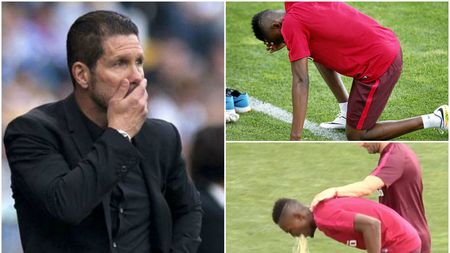 Asta înseamnă să te antreneze Simeone! VIDEO | Imagini șocante din cantonamentul lui Atletico: un jucător abia adus nu a putut face față cerințelor lui "Cholo". Ce a pățit