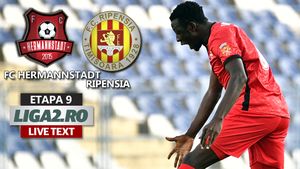 FC Hermannstadt face primul pas greșit pe teren propriu și ratează șansa de a urca pe locul 1. Ripensia a revenit de două ori în fața sibienilor