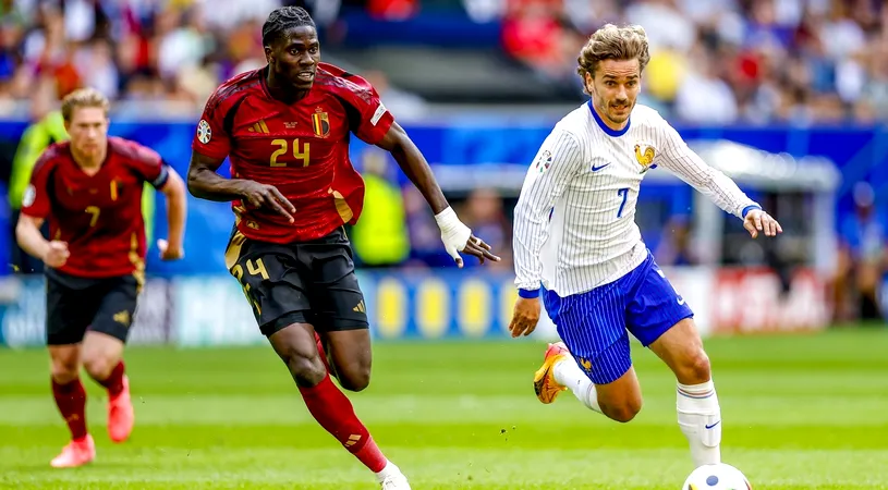 Franța - Belgia 1-0, în optimile de finală ale EURO. Deschamps mută inspirat și Kolo Muani califică Franța în sferturi