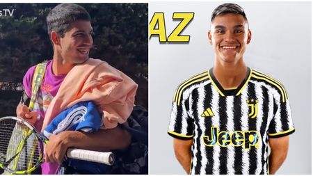 Cum a putut reacționa tenismenul Carlos Alcaraz după ce Juventus l-a transferat pe tizul său: „Voi da tot ce am mai bun!" FOTO