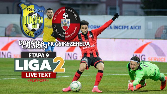 FK Csikszereda câștigă la Dunărea Călărași și continuă să spere la un loc de baraj de promovare. Ciucanii au beneficiat și de un autogol