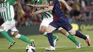 Barcelona e "Messi-dependentă"** Catalanii au trăit periculos, cu Betis, dar argentinianul a câștigat meciul cu o dublă