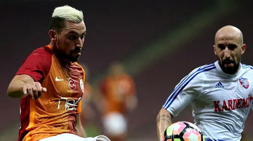 Surpriza etapei în Turcia! Karabukspor – Galatasaray 2-1. Latovlevici a dat o pasă de gol. Tănase și Găman au fost și ei integraliști. Bogdan Stancu a debutat la Bursaspor