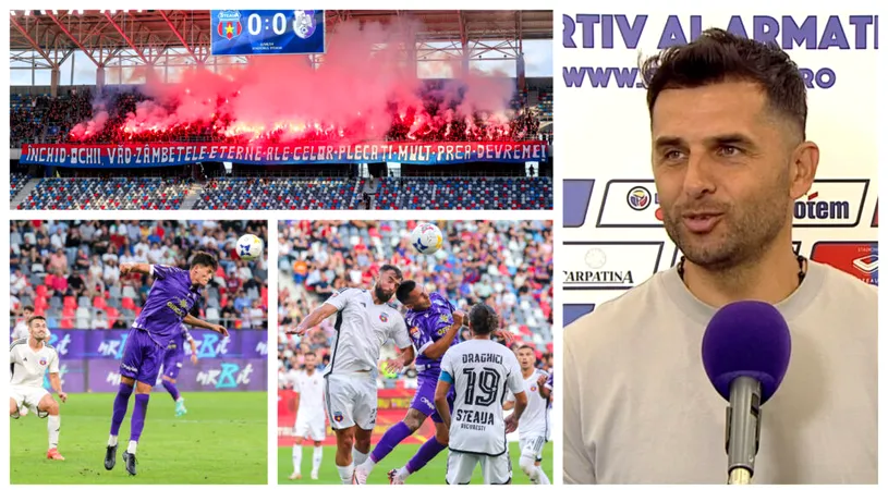 Nicolae Dică vede echitabilă remiza dintre Steaua și CFC Argeș. A avut înțepături pentru jucătorii săi ”de la Liga 1”, vorbește despre promovare în doi ani și a fost surprins de primirea în Ghencea