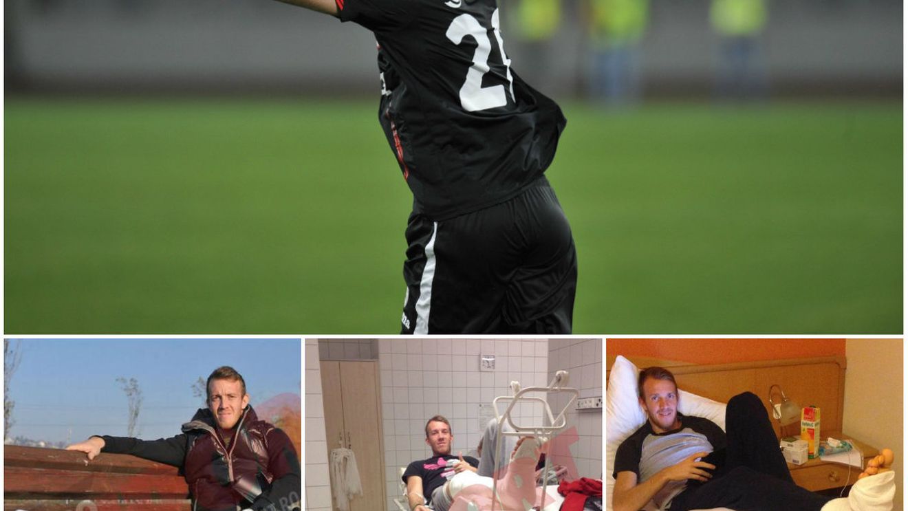 Primul meci ca titular după nouă luni, primul gol. Dan Roman nu se mai gândește la viitor: "Încă am dureri mari, vreau doar să mă fac bine". Cum a ratat atacantul un transfer la Dinamo