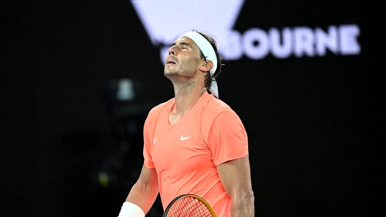 Rafael Nadal, eliminat de la Australian Open după ce l-a condus cu 2-0 la seturi pe Stefanos Tsitsipas! Care este careul de ași