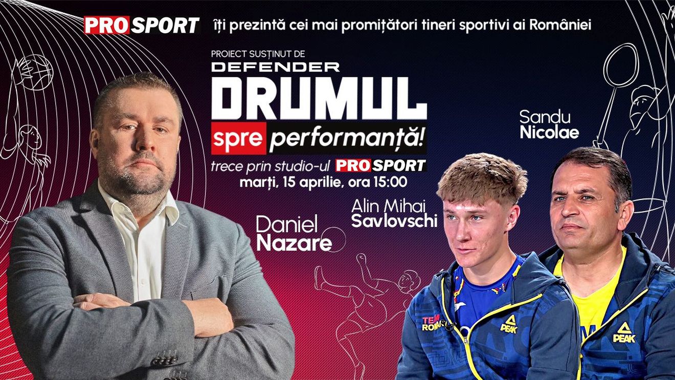 Emisiunea „Drumul spre performanță”, marți 15 aprilie, de la ora 15.00. Cine este Alin Mihai Savlovschi, campion național la 3000 de metri obstacole