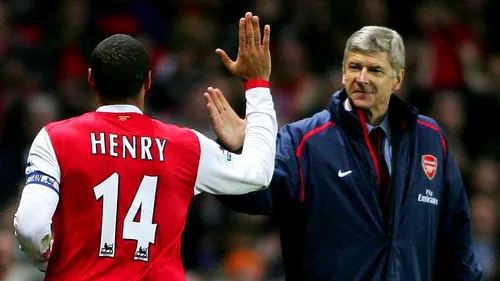 Thierry Henry ar vrea să-i ia locul lui Arsene Wenger pe banca lui Arsenal