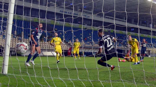 Chindia Târgoviște – CS Mioveni 2-0! Video Online din turul „barajului” pentru Liga 1. Emil Săndoi, prima șansă înaintea returului! VIDEO&FOTO