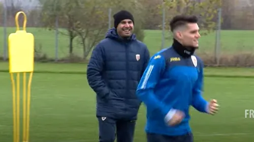 Adrian Mutu, convins că Ianis Hagi execută mai bine decât el loviturile libere! „Bate la fel de bine cu ambele picioare” | VIDEO