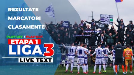 Liga 3, start în play-off și play-out. Cetatea Suceava întoarce scorul și se impune pe Areni, Zărnești, Lupeni, Jiul și Tășnad au câștigat în deplasare.