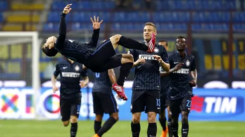Inter s-a impus în derby-ul cu AS Roma. George Pușcaș a fost doar rezervă