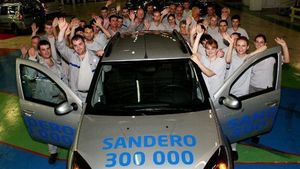 Sandero a ajuns la numărul 300.000
