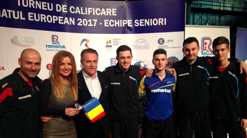 Naționala masculină de tenis de masă s-a calificat la Euro de pe primul loc în grupă