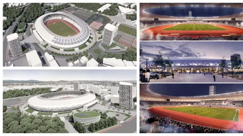 FOTO | Proiectul unui nou stadion într-un oraș important din România, readus în actualitate. Investiția s-ar ridica la 120 de milioane de euro, iar capacitatea arenei ar fi una importantă