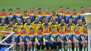 Primul antrenament cu Daum, ciocnirea cu civilizația. GALERIE FOTO | Naționala s-a pregătit la Mogoșoaia fără Stanciu și Torje