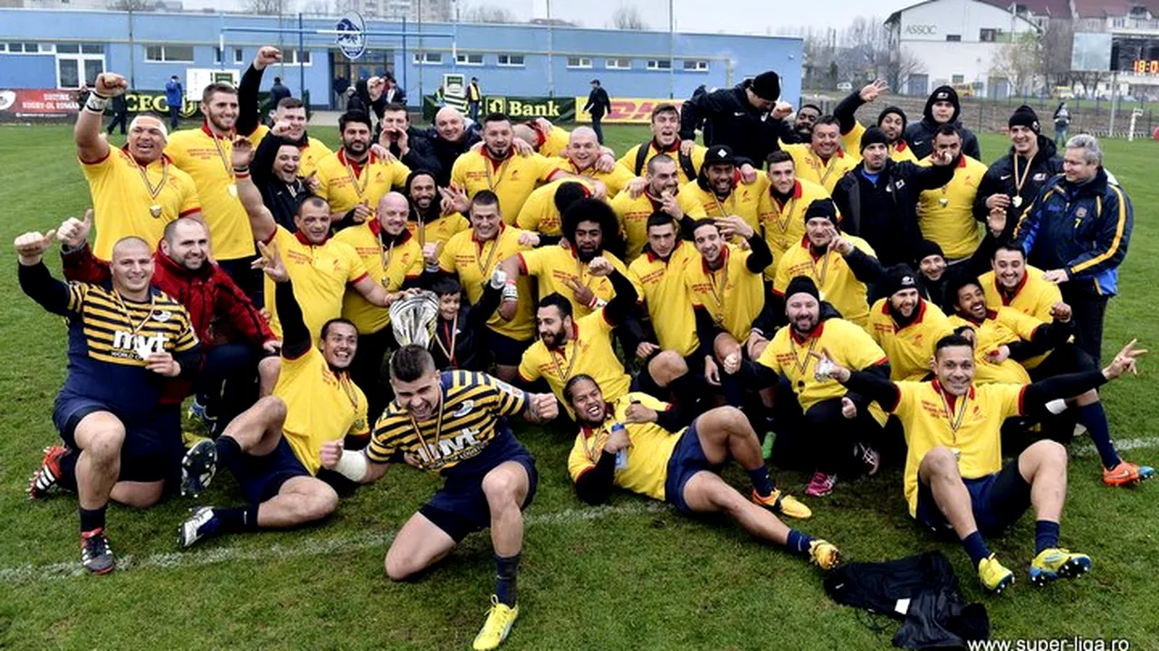 Timișoara a devenit noua campioană a României la rugby. Bănățenii au învins în finală echipa Știința Baia Mare 