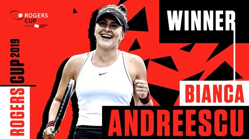 Bianca Andreescu este noua campioană de la Rogers Cup. Finala s-a încheiat în 19 minute, cu Serena Williams – în lacrimi. Prima reacție a Biancăi Andreescu | VIDEO