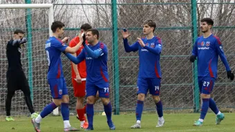 Steaua, fără milă în amicalul cu CSM Alexandria. Spaniolii Gualda și Rubio au marcat cinci goluri