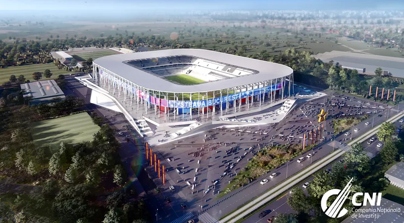 Stadiul construirii celor 3 stadioane, pentru Euro 2020. Arena din Ghencea prinde contur: 