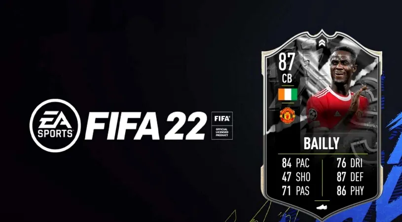 Showdown Eric Bailly este un card excelent din modul Ultimate Team în FIFA 22! Recenzia completă