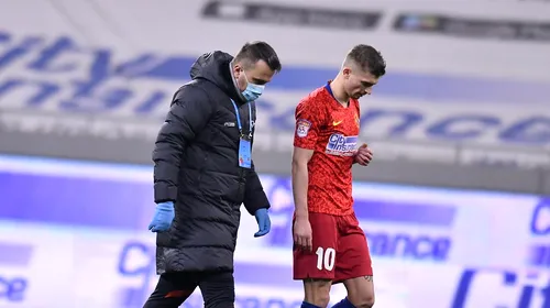 FCSB, coșmar fără sfârșit! Florin Tănase a jucat doar jumătate de oră cu UTA, după revenirea pe teren. Ce a pățit mijlocașul | FOTO & VIDEO
