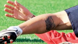 SUPER FOTO** Noul rege din vestiarul Stelei? Vezi ce tatuaj și-a etalat Brandan