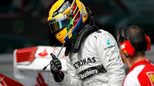 Lewis Hamilton va pleca din pole-position în Marele Premiu al Chinei!** Vettel pornește de pe 9. Vezi grila de start: