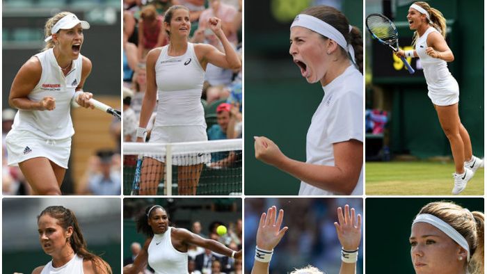 'Prima fată care lovește ca Agassi', domnișoara "Don't Call Me Gorgeous", 'artista nebună' și tipa care miroase mingile de tenis. O altfel de prezentare a sfertfinalistelor de la Wimbledon 2018