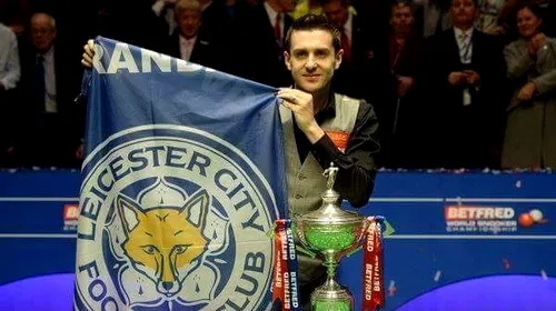 Noapte istorică pentru orașul Leicester! Englezul Mark Selby a câștigat Campionatul Mondial de snooker, după 18-14 în finala cu Ding Junhui