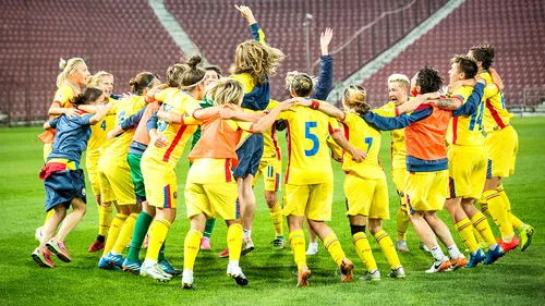 Meciul de fotbal feminin România - Belgia, din preliminariile Euro 2021, se joacă la Cluj Napoca