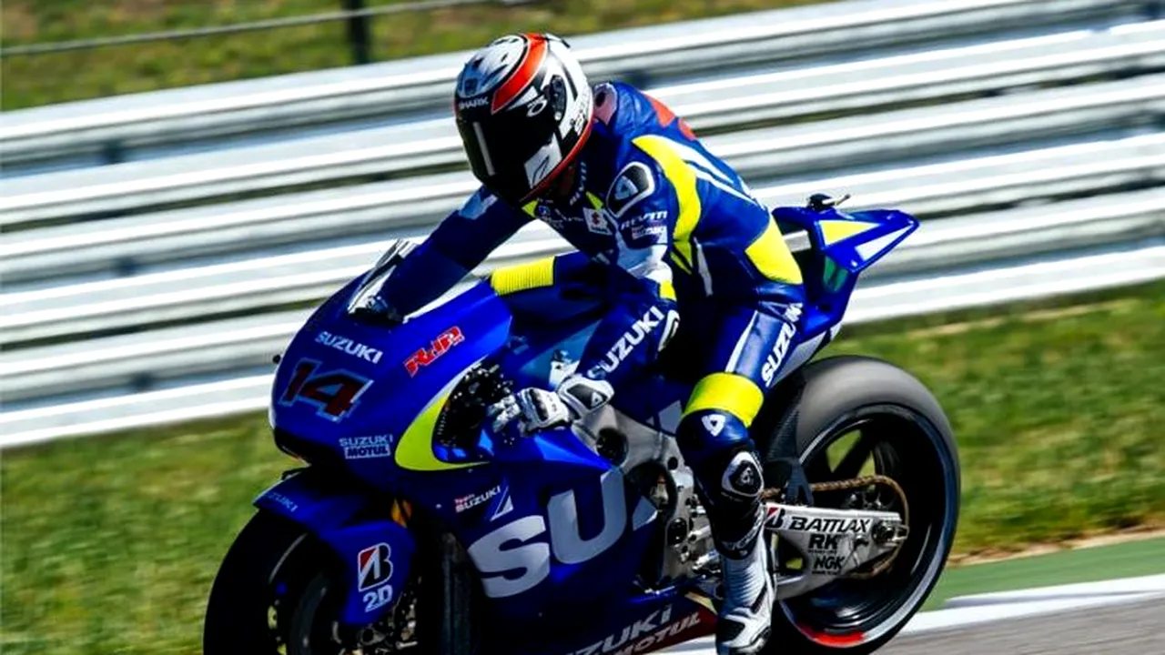 Suzuki, în linie dreaptă pentru revenirea în MotoGP din 2015. Randy de Puniet a obținut un timp excelent la Austin, Texas