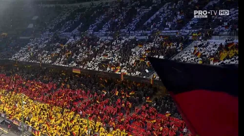 Scenografie impresionantă pe Volksparkstadion! Partida dintre Germania și România, motiv de sărbătoare la Hamburg | FOTO