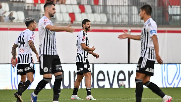 U Cluj - UTA 2-1. Meci spectaculos la Cluj încheiat cu victoria gazdelor