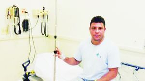 Ronaldo, pe perfuzii