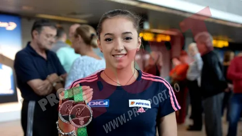 Larisa Iordache a revenit în țară: „Îmi doream mai mult de la mine la Campionatele Mondiale”
