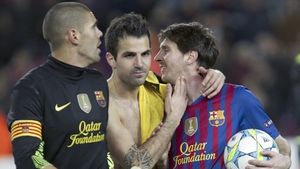Messi face ce vrea!** L-a scos din poartă pe Valdes și a făcut show la antrenamente! Puyol, șocat: "Asta mai lipsea"