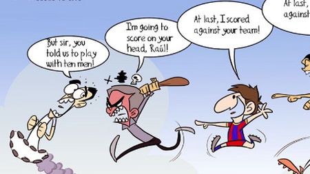 "El Clasico", în benzi desenate!** Concluziile amuzante ale derby-ului Real Madrid - Barcelona