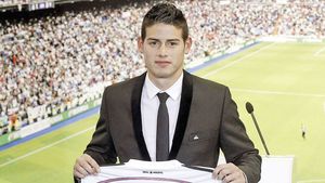 Real Madrid a vândut în două zile 345.000 de tricouri ale lui James Rodriguez