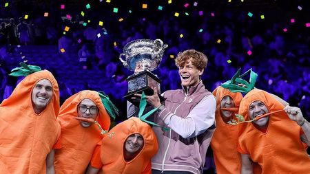 Carota Boys, oamenii lui Jannik Sinner, campionul de la Australian Open! Cum a ajuns un grup de șase prieteni care se îmbracă în morcovi să devină un fenomen în tenisul mondial
